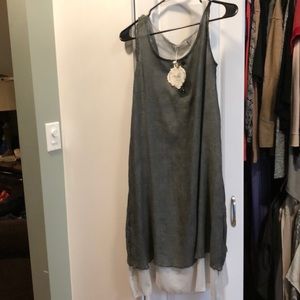 Grey tank dress